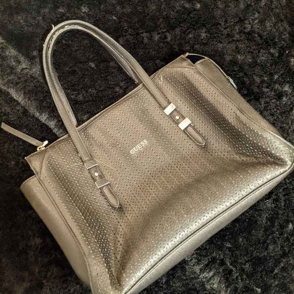 GUESS Women's GUC Medium Size Purse with Tiny Charm Bag - Picture 3 of 8
